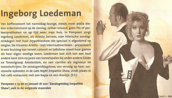 Ingeborg Loedeman actrice Uitkrant